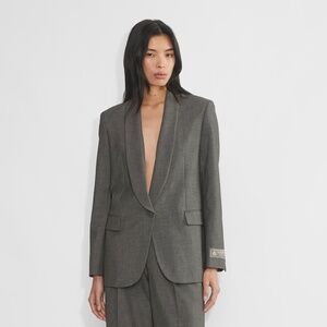 Aritzia Babaton Heather Charcoal Artemis Blazer Size Small